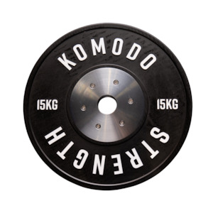 Free Weights: Competition Black Bumper Plates (single) with Bolts V3