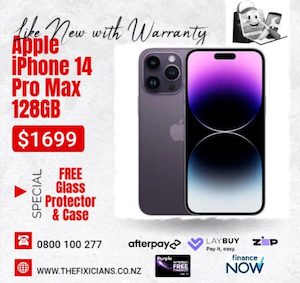 Products: Apple iPhone 14 Pro Max 128GB – Like New – The Fixicians