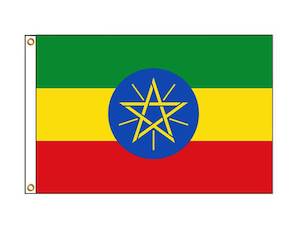 Country Flags C-E: Ethiopia (Medium)