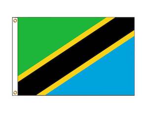 Country Flags T-Z: Tanzania (Medium)