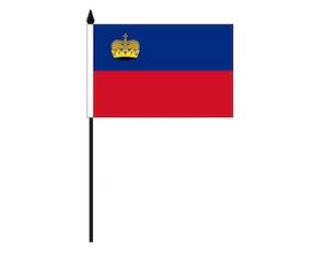 Desk Flags: Liechtenstein (Desk Flag)
