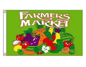 Austrian Flags: Farmers Market