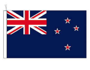 New Zealand Flags: New Zealand - FULLY SEWN (0.9 x 1.5m for Indoor Pole)