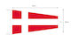 Four (4) - Signal Pennant (Small)