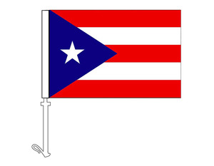 Car Flags: Puerto Rico - Car Flag