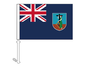 Car Flags: Montserrat - Car Flag