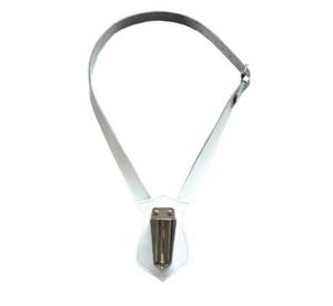 Parade Pole Leather Carry Belt (White)