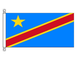 Country Flags: Congo - Kinshasa - HEAVY DUTY (0.9 x 1.8m)