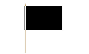 New Zealand Flags: Black - Hand Waver