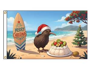 Novelty Flags: Christmas - Kiwi Christmas