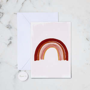 Cards: Boho Rainbow Card