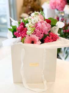 Posy in a Boutique Bag