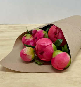 Frontpage: Roll Wrapped Peonies