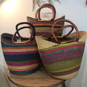 Handmade U-Shopper Basket