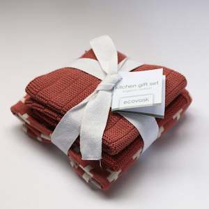 Skincare: Organic Cotton Kitchen Gift Set by Ecovask