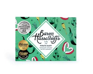 Baron Hasselhoff’s Pirate Mary - Rosemary Infused Sea Salt Caramels