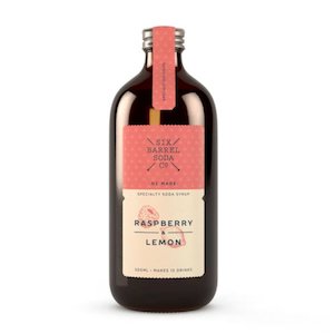 Six Barrel Soda - Raspberry & Lemon Syrup