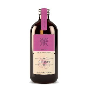 Six Barrel Soda: Six Barrel Soda - Hibiscus Syrup