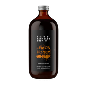 Six Barrel Soda - Lemon, Honey & Ginger Syrup