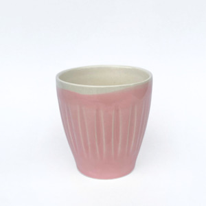 Pottery: Lyttleton Pottery Beaker - Pink