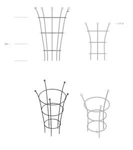 Terrascape Heritage Garden Support - Peony
