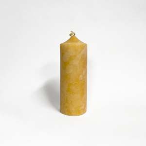 Hohepa: Hohepa Beeswax Candle - Tall Cafe