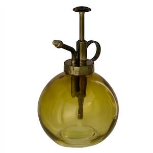 Plant Misters: Plant Mister - Yellow Glass Ball