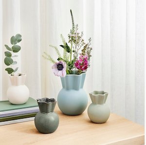 Vases Vessels: Sweeping Vase - Light Green, Small
