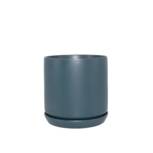 Pots Planters: Oslo Planter - Navy, Large