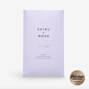 Shirl & Moss - Fig & Nib 70% Dark Chocolate Bar