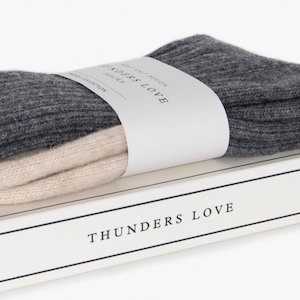 Thunders Love Socks - Wool Collection, Grey