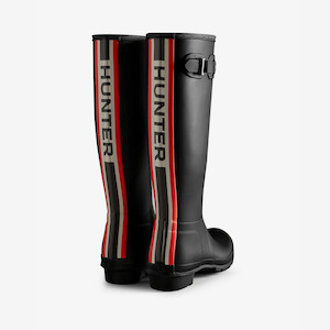 New: Hunter Boots  - Original Tall Boots, Tri-Logo Black