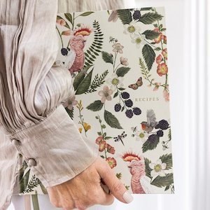 Paper Goods: Heirloom Recipe Book Journal - Cockatoo
