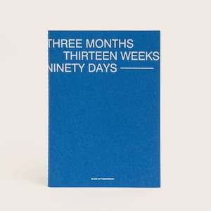 Made of Tomorrow - Three Monthly Planner, Azure