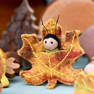 Tara Treasures - Felt Maple Leaf Baby