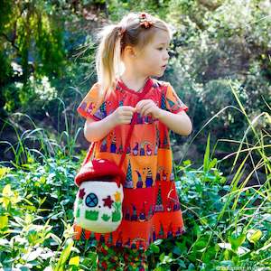 Tara Treasures - Felt Toadstool Bag