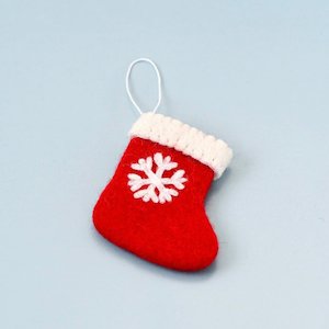 Tara Treasures - Felt Snowflake Stocking Ornament