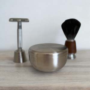 Aermeda - Luxury Shaving Soap in Stainless Steel