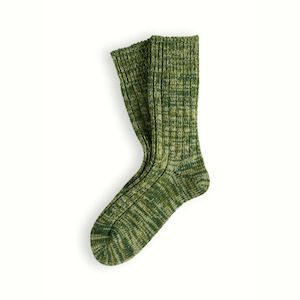 Thunders Love Socks - Soft Wool Collection, Green Mix