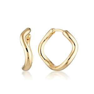 Jewellery: Linda Tahija - Cascade Hoop Earrings
