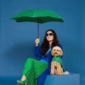 Blunt: Blunt Umbrellas - Metro, Park Green Monogram