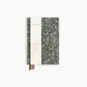 Calendars Planners: Bespoke Letterpress - 2026 Petite Linen Planner, Summer Perennials