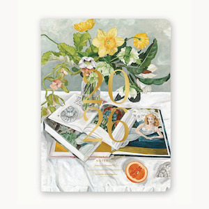 Bespoke Letterpress - 2026 Monthly Calendar Notebook