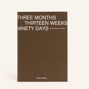Made of Tomorrow - Three Monthly Planner, Umber