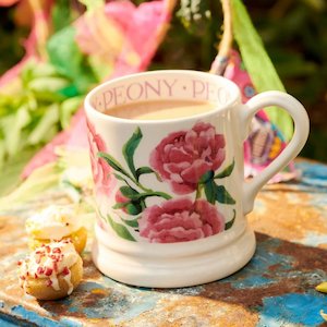 Emma Bridgewater: Emma Bridgewater - Pink Peony ½ Pint Mug