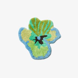 Bonnie And Neil: Bonnie & Neil Bath Mat - Green Viola