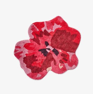 Bonnie And Neil: Bonnie & Neil Bath Mat - Pink Pansy