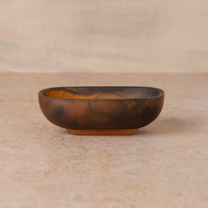 Bath Accessories: Flow Resin Soap Dish - Earth