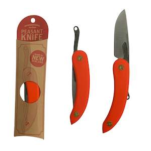 Sword Knives: Svord Knives - 3” Peasant Knife, Orange