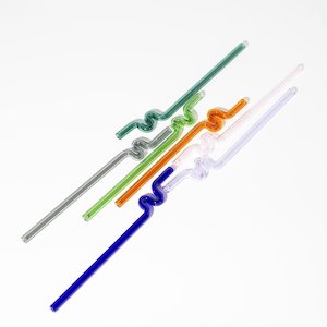 Lauren Hunt - Glass Squiggle Straw